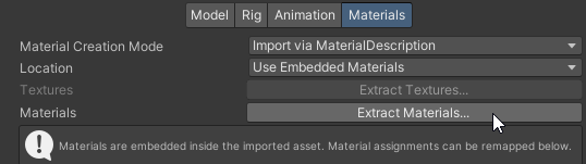 Extract Materials from FBX model