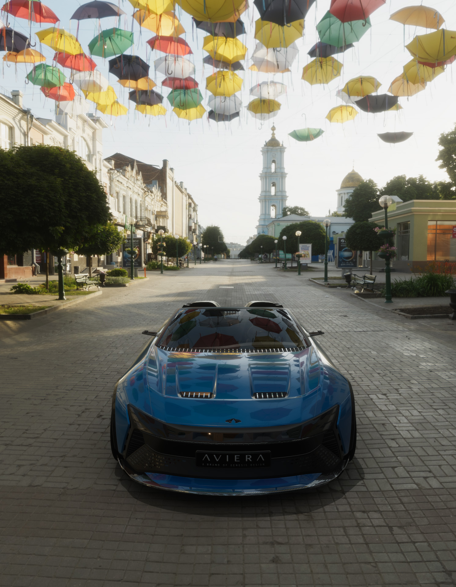 Final shot of Aviera created in this tutorial