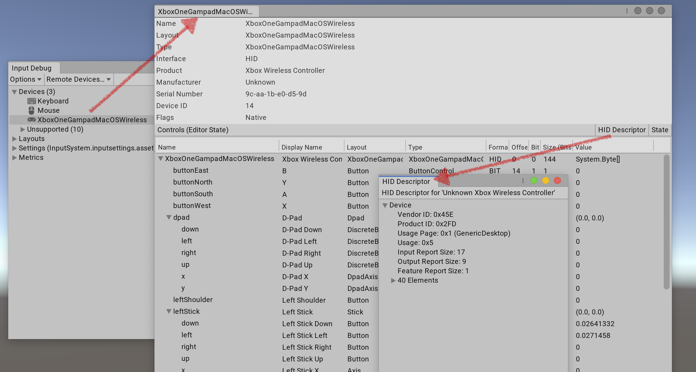 Intel hid events