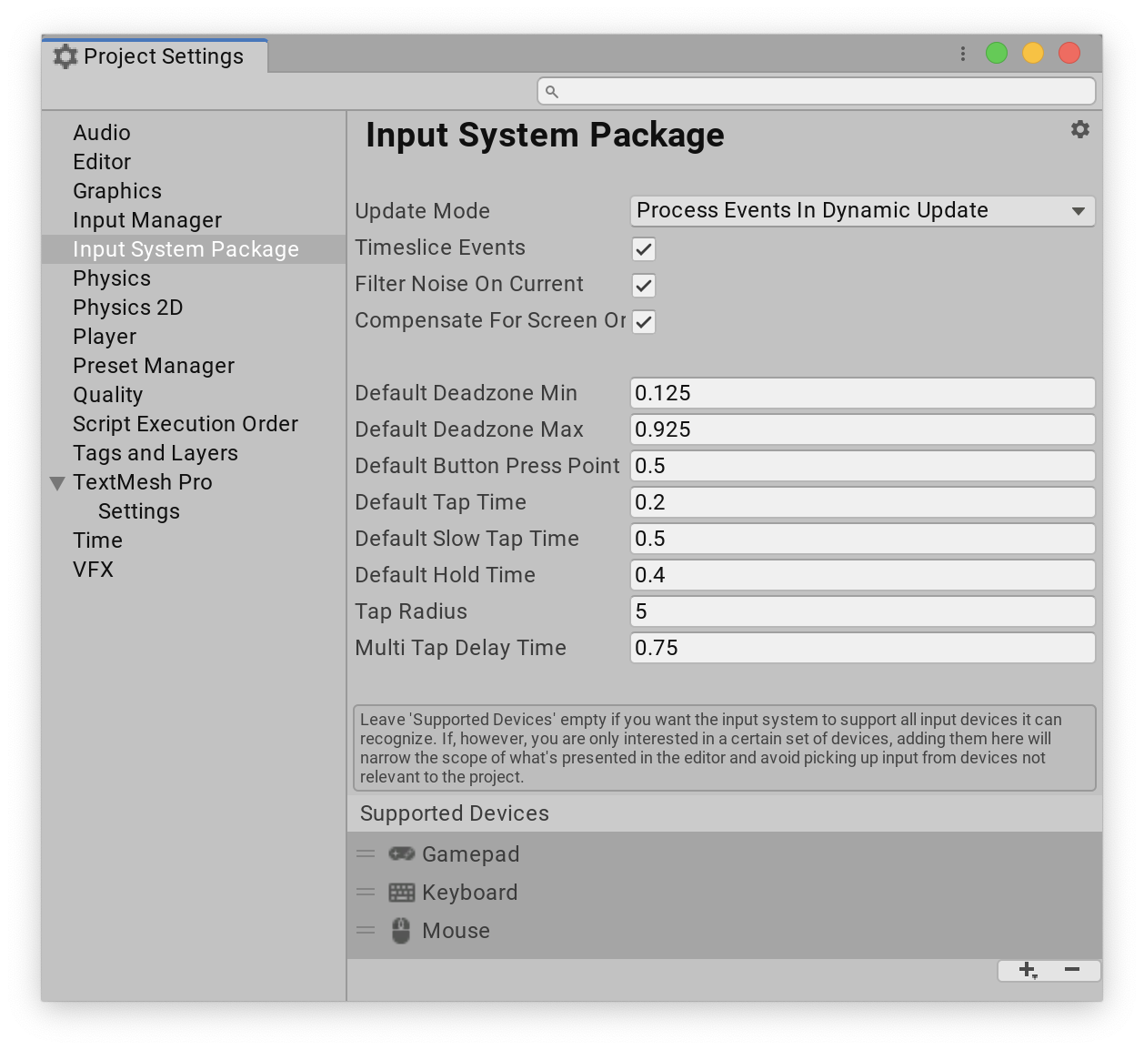 SETTINGS MENU in Unity 