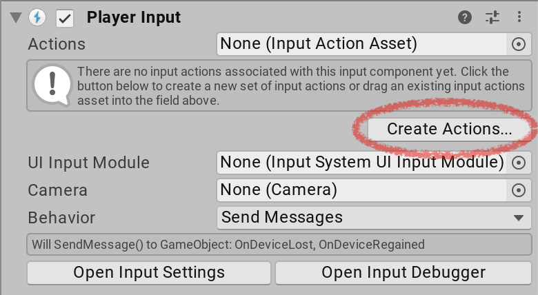 Interactions, Input System