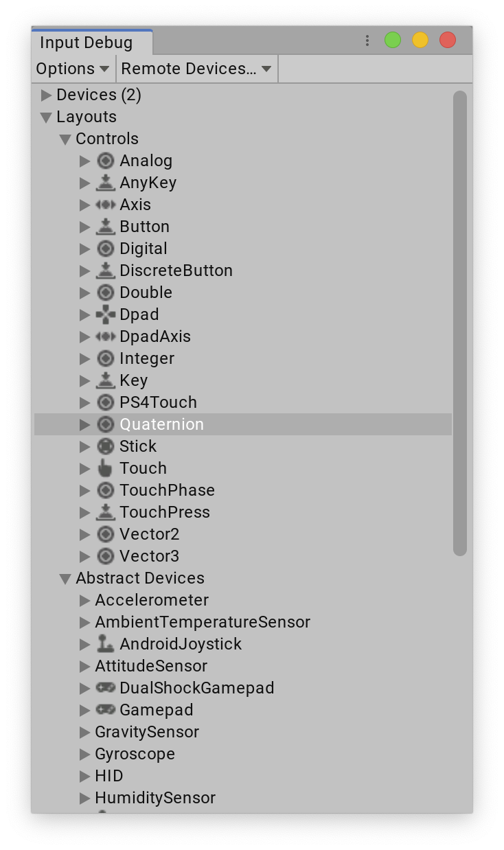 Layouts in Debugger