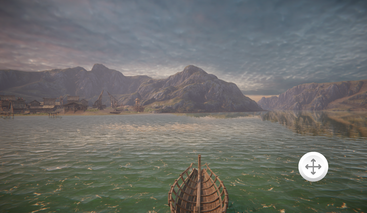 This picture shows a ship in a neutral position