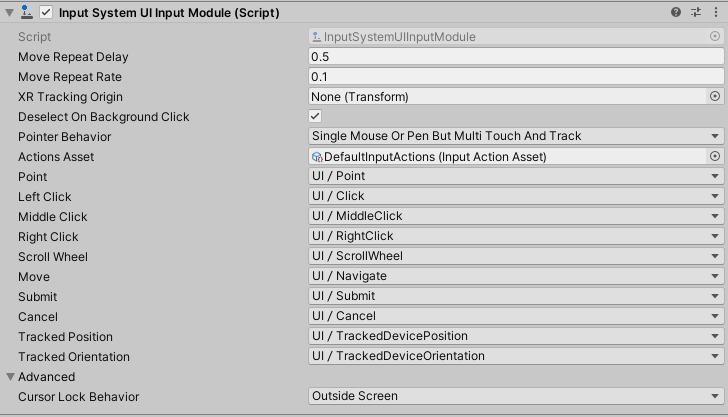 InputSystemUIInputModule