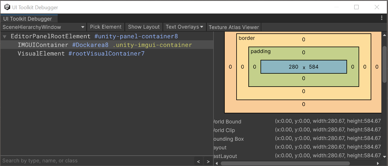 IMGUI Container Example