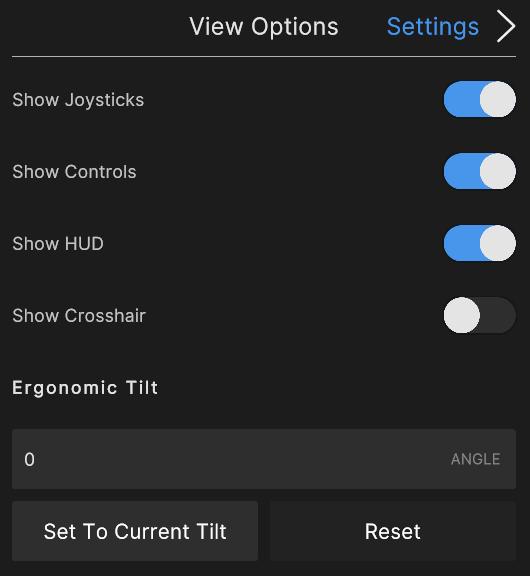 View Options