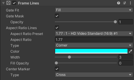 Film Format Controls