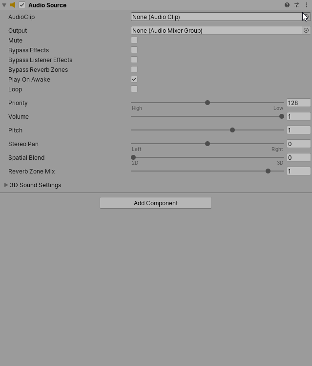 Audio clip localizing.