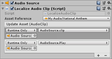 The localized Audio Asset.
