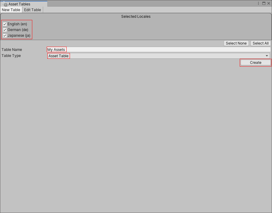 Creating Texture2D Asset Tables.