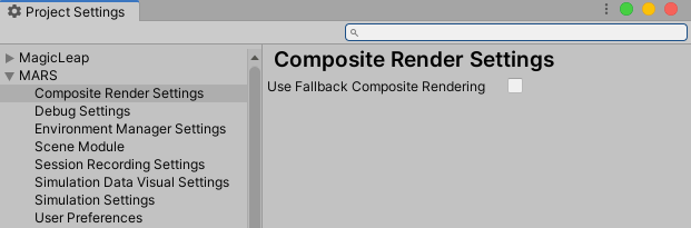 Composite Render Options