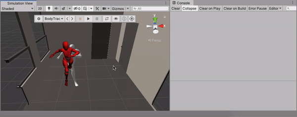Body Pose Test SimView