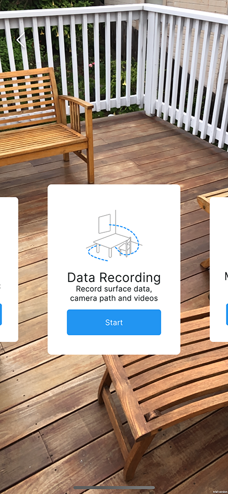 MARS Mobile Companion Home Screen