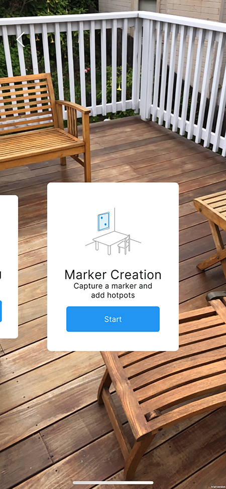 MARS Mobile Companion Home Screen