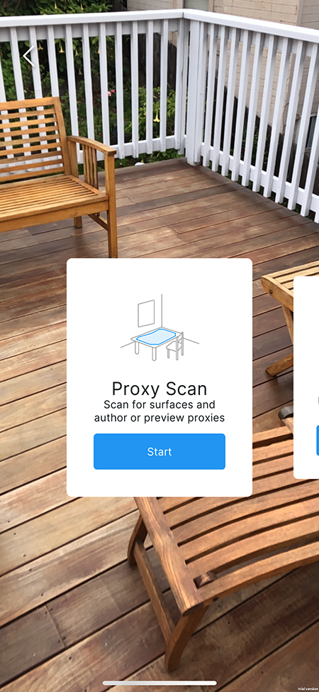 MARS Mobile Companion Home Screen
