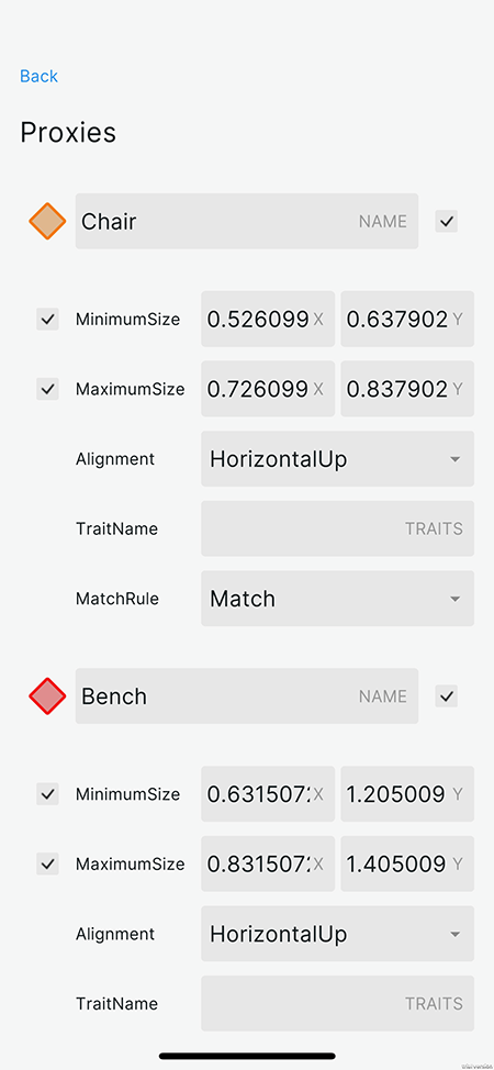 Unity MARS Mobile Companion Proxy Scan Flow