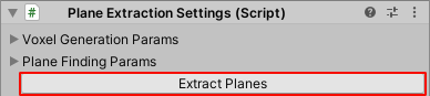 The Extract Planes button