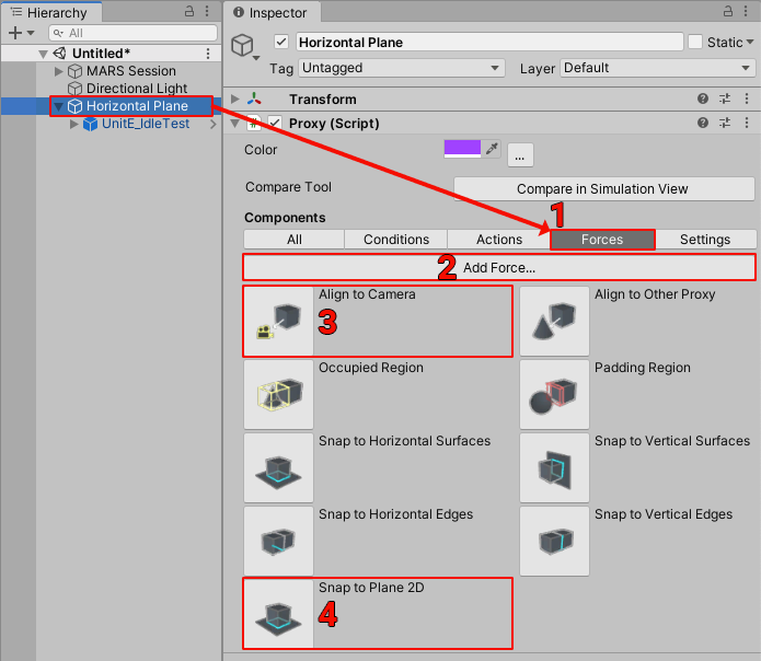 Getting stated add forces