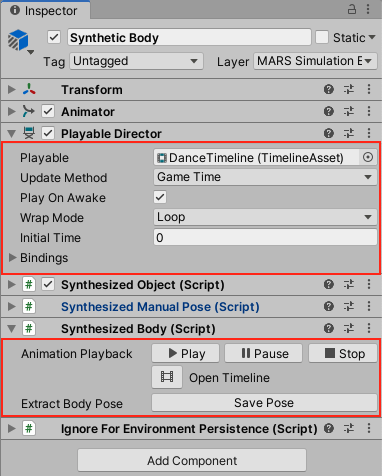 Body Pose Data Tweak