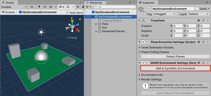environment add