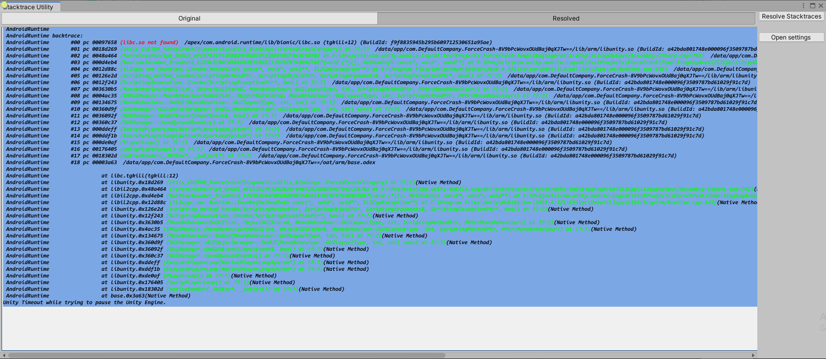 Stacktrace Utility Android Logcat 1 2 3