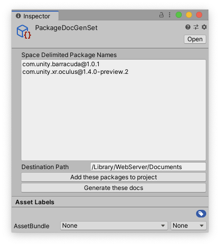 Package Set Inspector