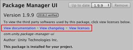 View Documentation link