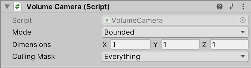 VolumeCamera