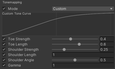 Tonemapping UI