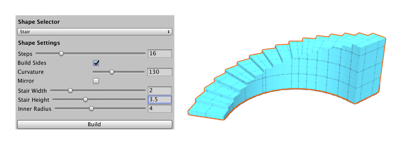 unity3d 3d shape editor