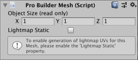 Creating Meshes, ProBuilder