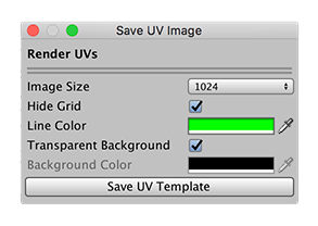 Render UVs Panel