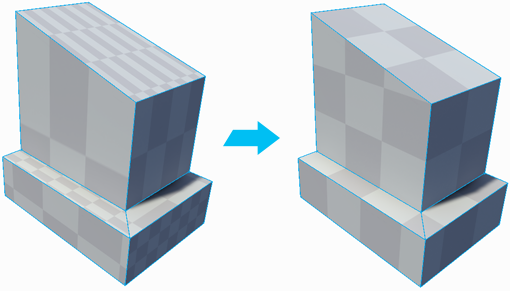 Box projection onto a 3-dimensional Mesh