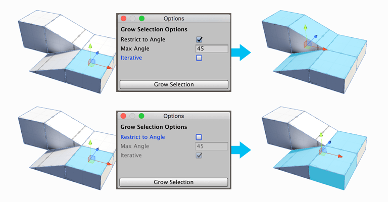 Grow Selection Examples