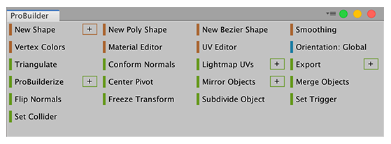 unity3d pro builder object class