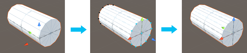 Centering the pivot on selected Vertex points