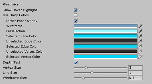 Graphics section