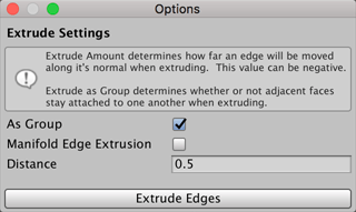 Extrude Edges icon