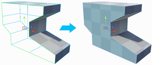 Create new face from vertices on open edges