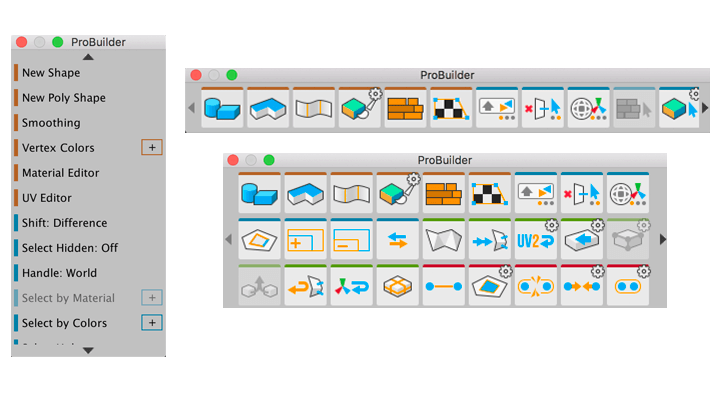 Text vs Icon modes