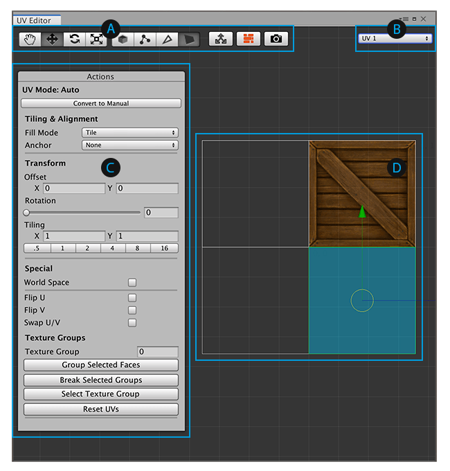 UV Editor window