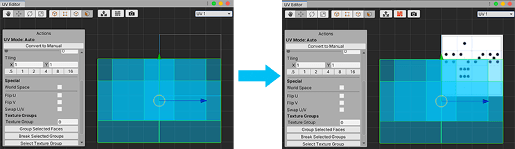 Toggle the Texture preview (OFF - ON)