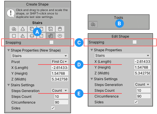 Smoothing hard edges on Meshes, ProBuilder