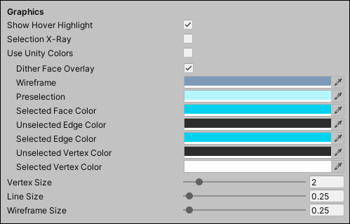 Graphics section