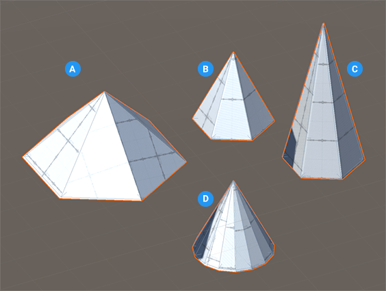 Cone shapes