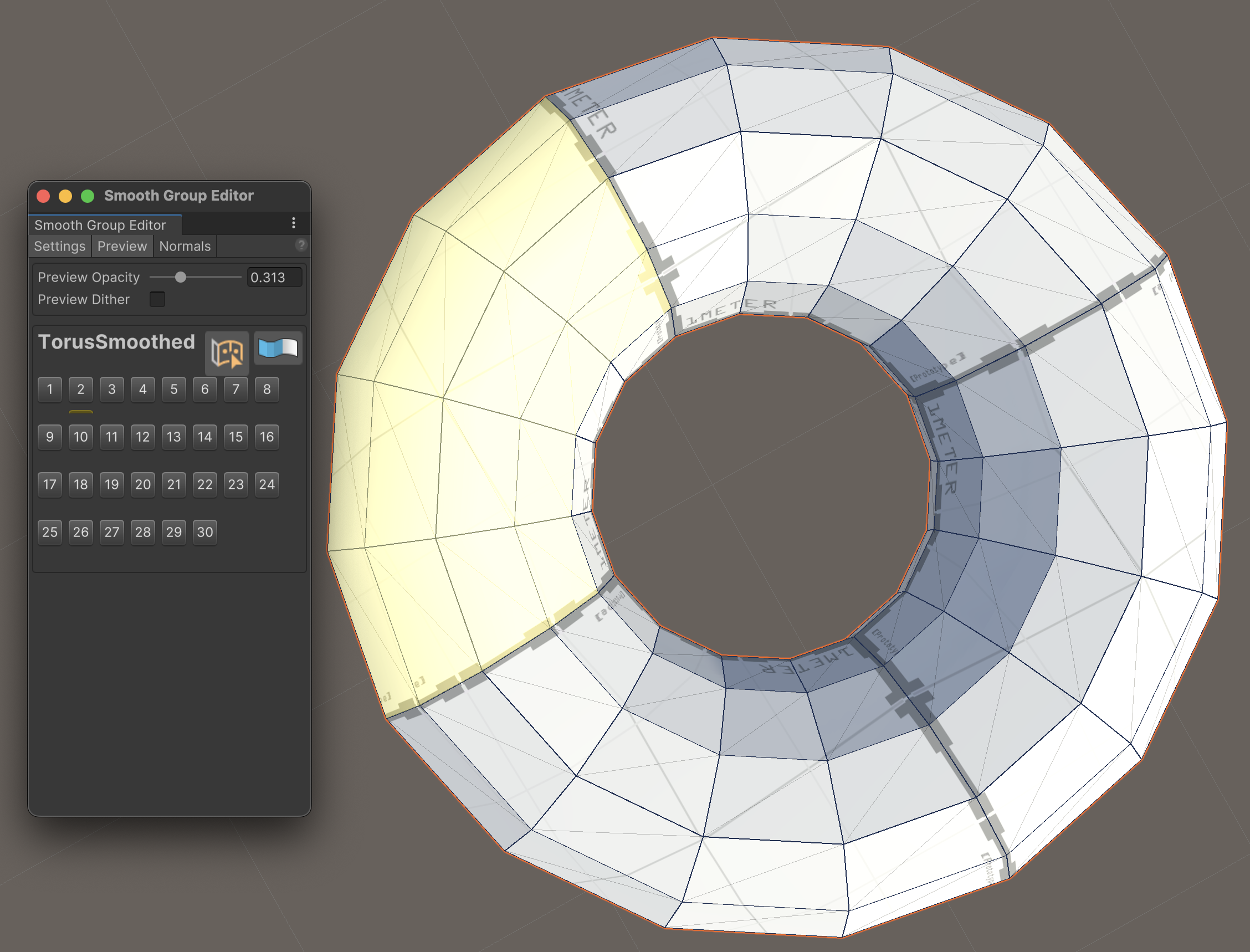 Smoothing Groups Example