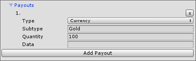 Populating **Payouts** fields for Products in the **IAP Catalog** GUI