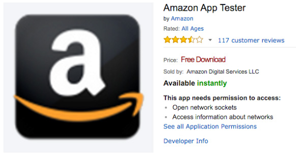 amazon appstore developer