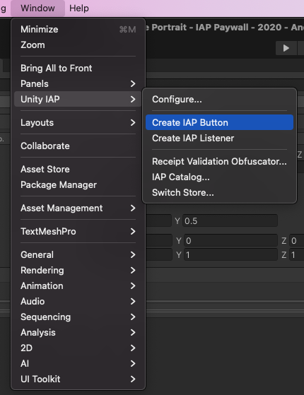 Creating a Codeless **IAP Button** in the Unity Editor