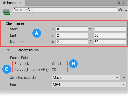 Adding a Recorder Track in Timeline.